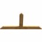 Ekena Millwork Portland Rough Sawn Timber Gable Bracket, Western Red Cedar, 72"W x 36"H x 2"D x 6"F, 12/12 Pitch GBW072X36X0206POR00RWR - alternate 4